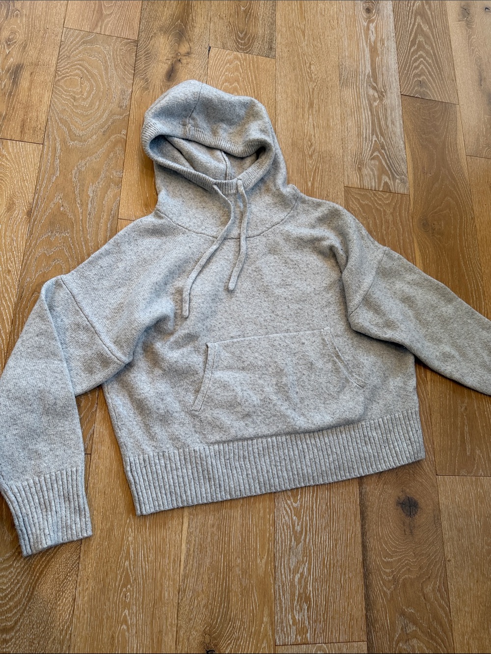 CALiA Pullover Hooded Sweater Gray Size XL